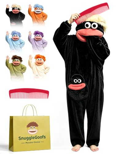 Amazon.com: SnuggleGoofs Monster Onesie Pajamas - Silly Big Mouth